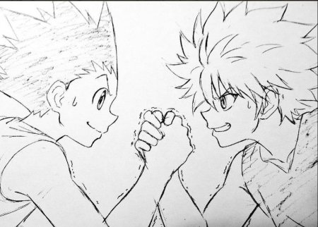 Киллуа Золдик скетч