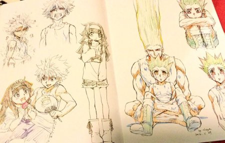 Киллуа Хантер рисунок