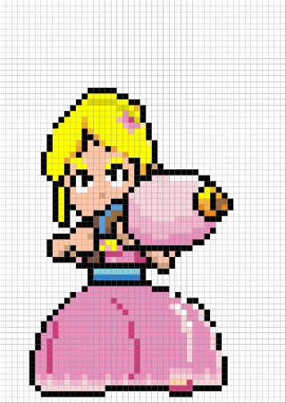 БРАВЛ старс по клеточкам Пайпер