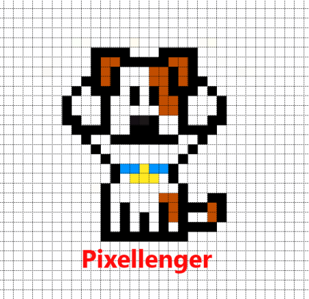Рисунки в клеточку pixellenger