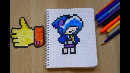 Браво старс по клеточкам в тетради маленькие