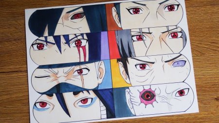 Шаринган Саске и Какаши