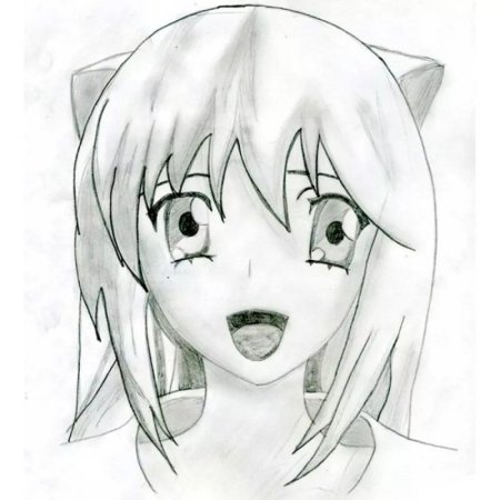 Аниме рисунки карандашом
