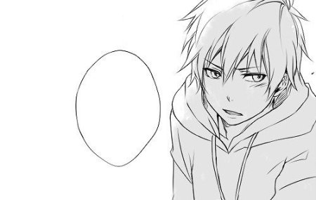 Смещается аниме парень