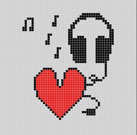 Рисунки по клеткам лёгкие