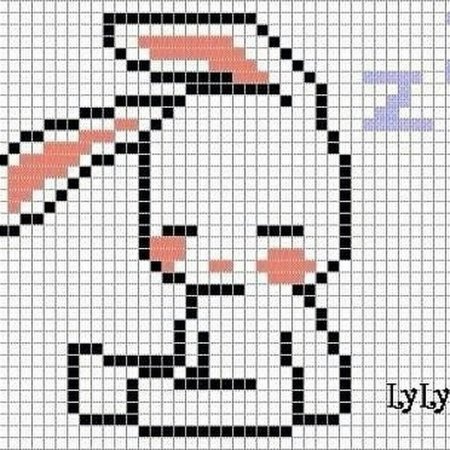 Рисунки по клеточкам Наруто
