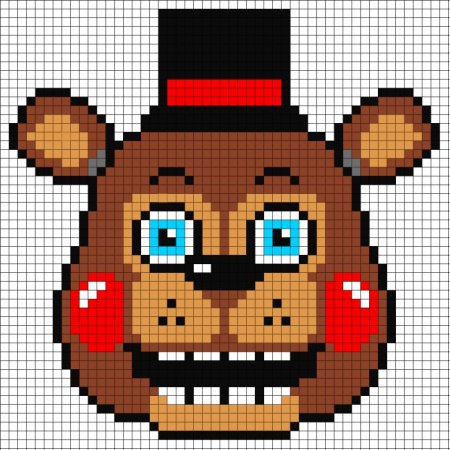 Фредди по клеточкам