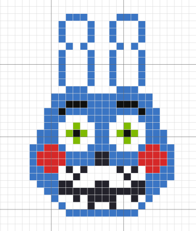 Схема для термомозаики АНИМАТРОНИКИ