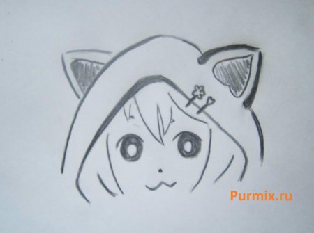 Рисунки аниме карандашом легкие очень легкие и красивые