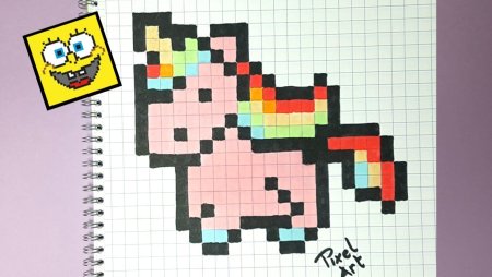 Рисунки по клеточкам маленькие