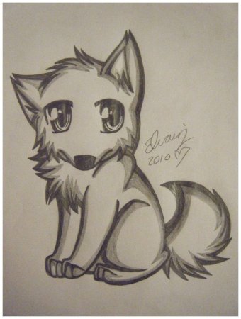 Нарисовать волка