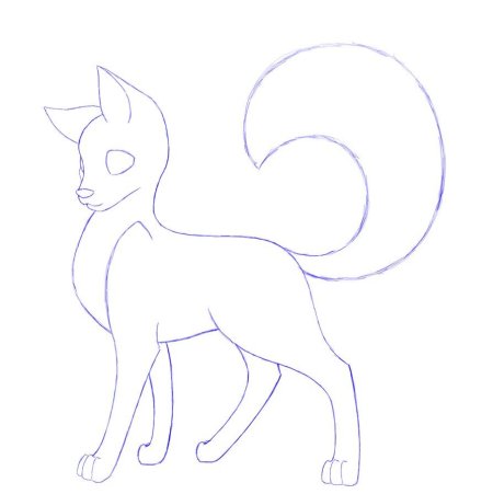 Животные аниме раскраска девятихвостый Лис