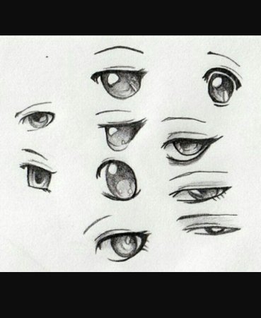 Туториал по рисованию глаз аниме