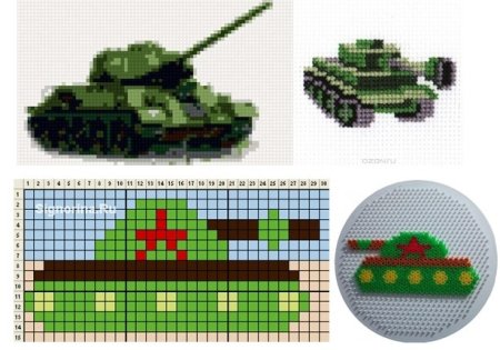 Вертолет по клеткам