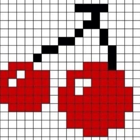 Рисунки по клеткам лёгкие