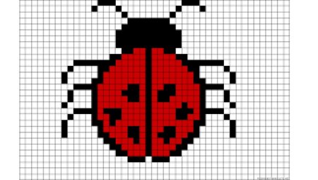 Рисунки по квадратам по клеточкам