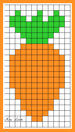 Рисование по клеточкам овощи