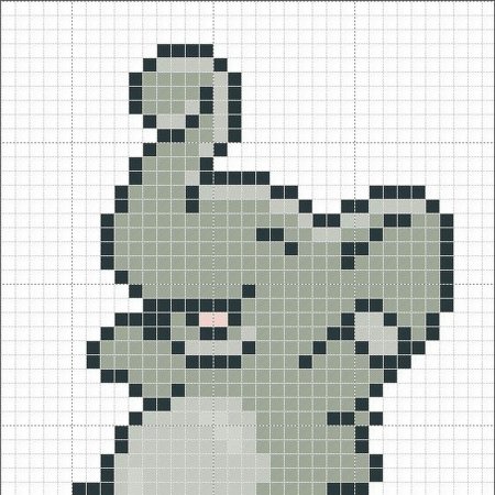 Слоник по клеткам