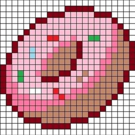 Рисунки по клеточкам ед