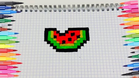 Арбуз по клеточкам