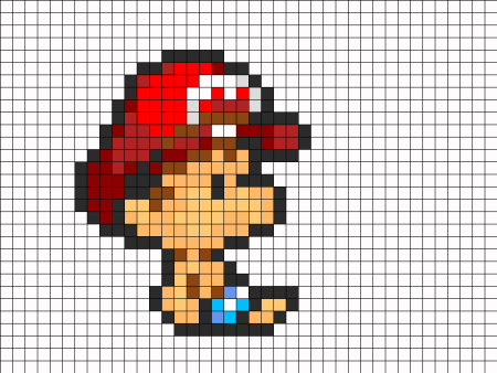 Марио в клеточку