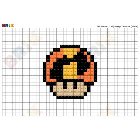 Шампиньон пиксель арт