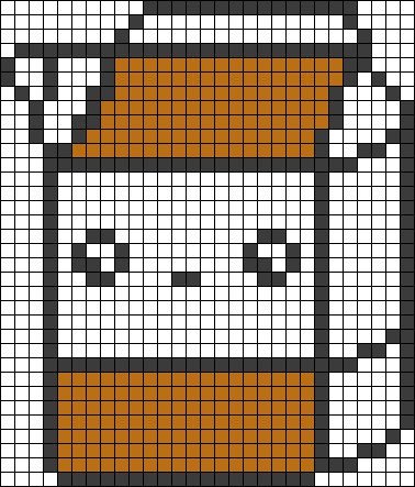 Рисование по клеткам макдональдс