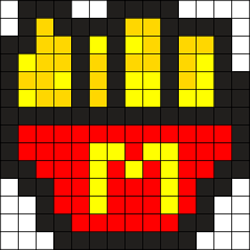 Рисунки по клеточкам еда