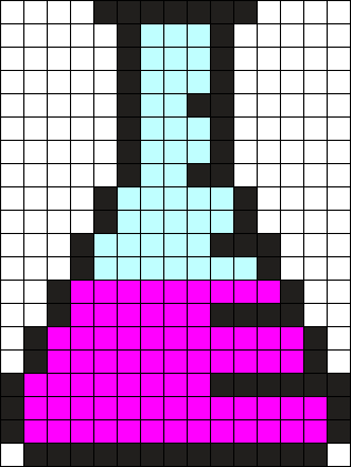 Напитки по клеточкам в тетради