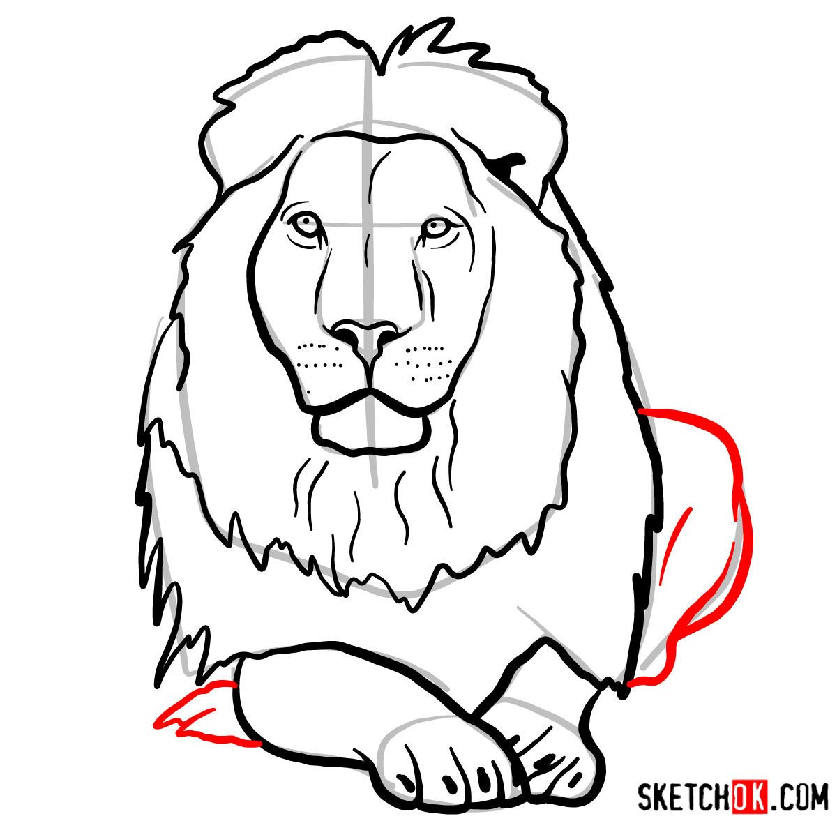 Рисунки Льва легкие