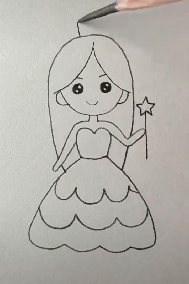 Самые легкие рисунки для девочек. Легкое рисование для детей принцессы. Легкие принцессы для детей срисовать. Рисунки принцесс легкие. Принцесса для срисовки легко.