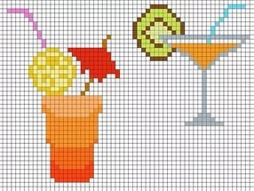 Коктейль по клеткам