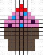 Рисунки по клеткам лёгкие коктейли