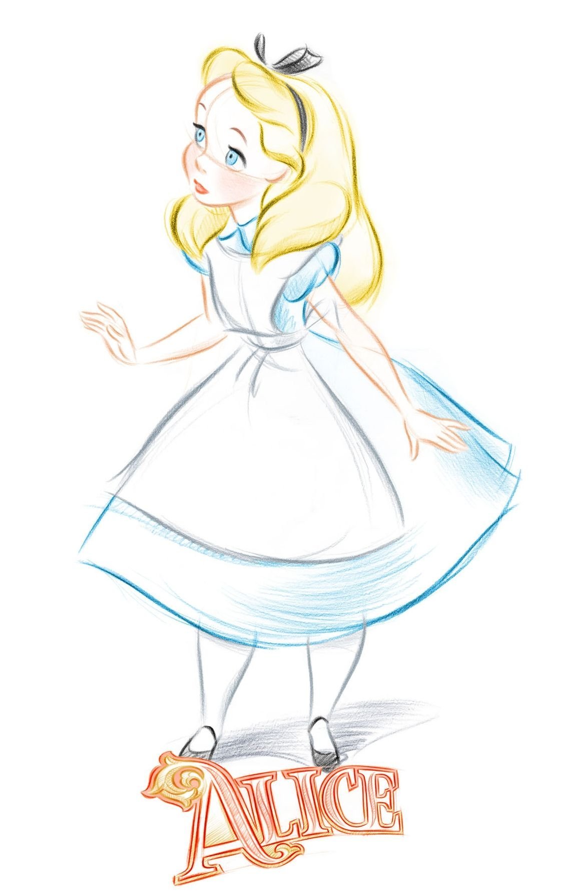 Рисунок про алису. Принцесса Дисней Алиса Алиса. Алиса в стране чудес Алиса рисунок. Скетчи Дисней Алиса в стране чудес. Алиса в стране чудес нарисовать.