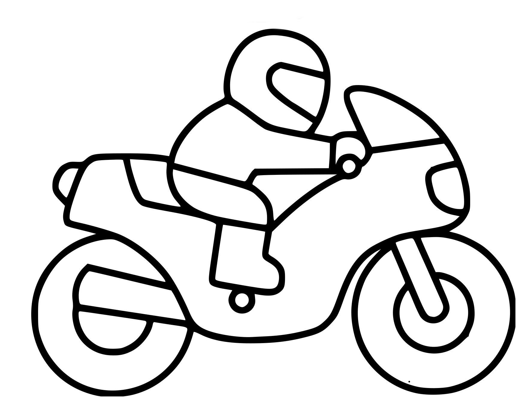 Раскраски для мальчиков мотоциклы