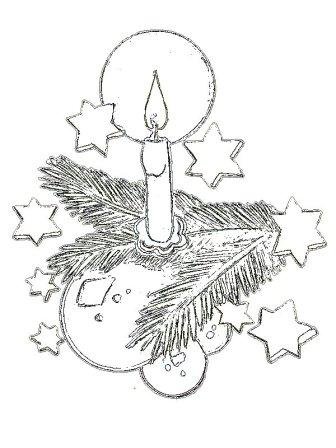 Новогодний натюрморт рисунок карандашом