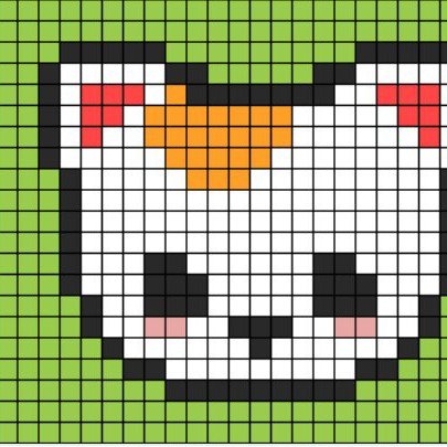 Рисование по клеточкам котики