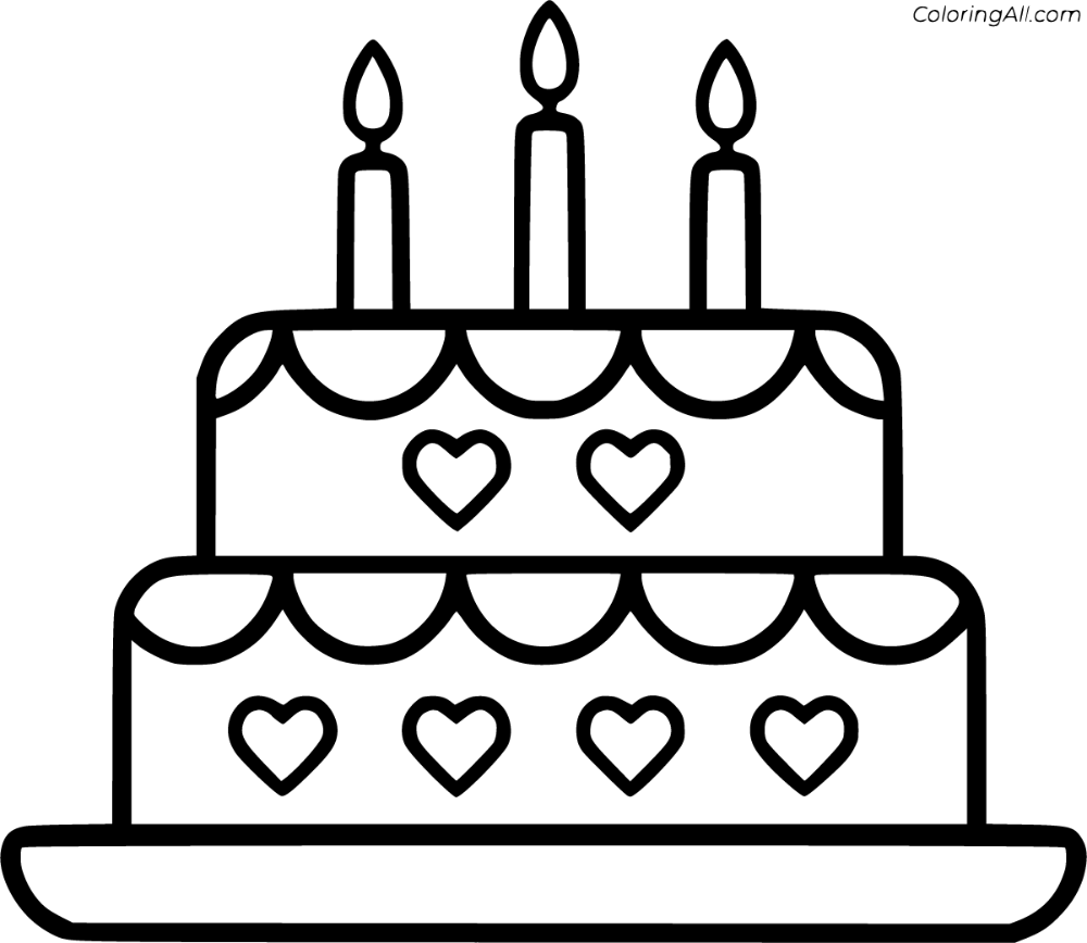 Красивые легкие рисунки на день рождения. Рисунок торта для срисовки. Торт раскраска для детей красивый. Рисунок торта для срисовки легкие.