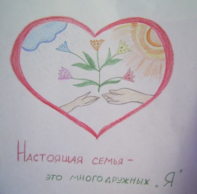 День семьи любви и верности рисунки