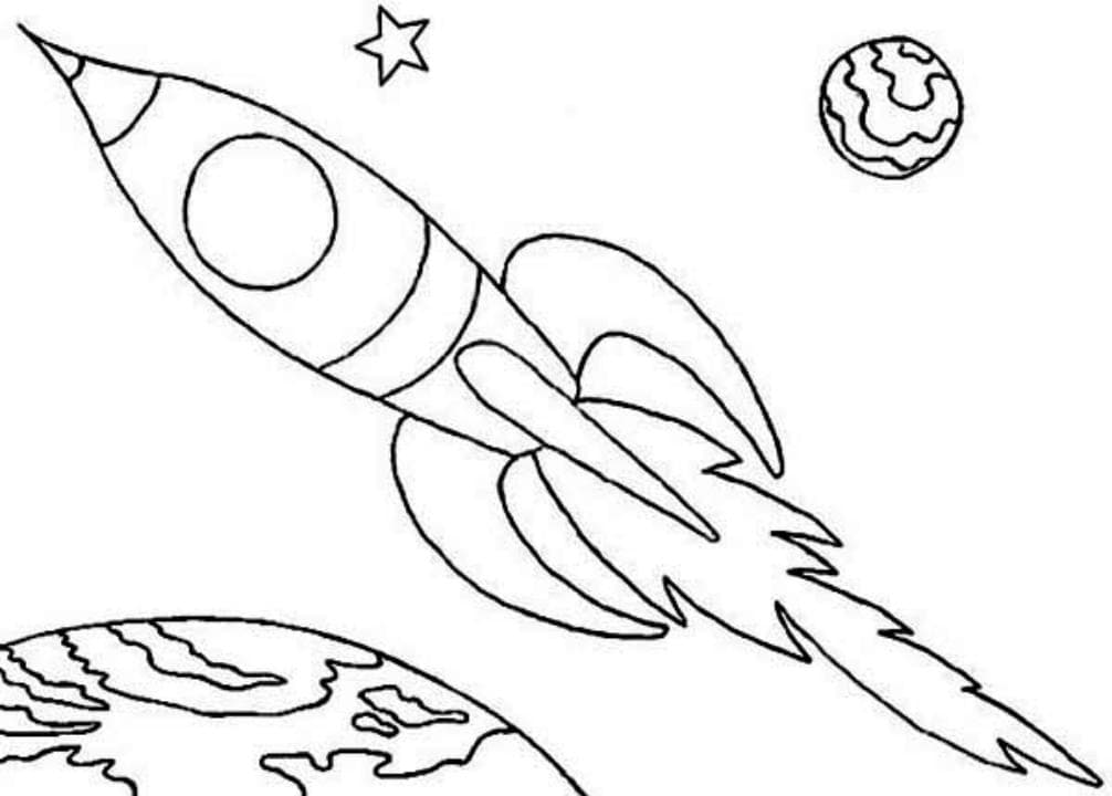 Рисунок ко дню космонавтики 1 класс карандашом. Ракета раскраска. Космос раскраска для детей. Раскраска ракета в космосе. Космическая ракета раскраска для детей.