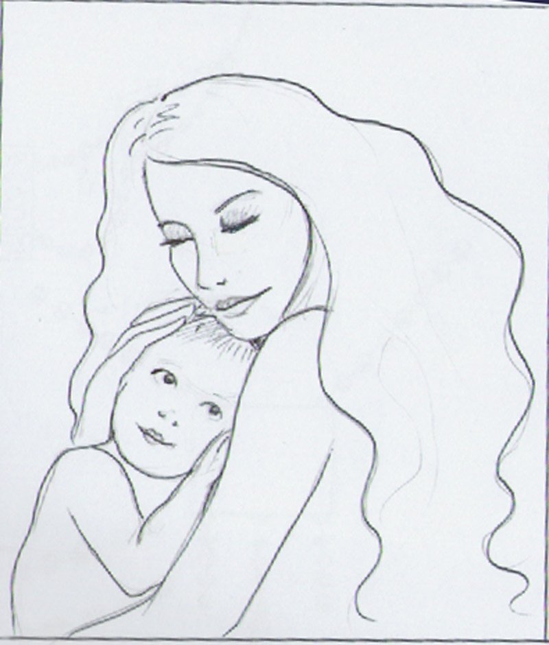 Рисунок материнство 4 класс