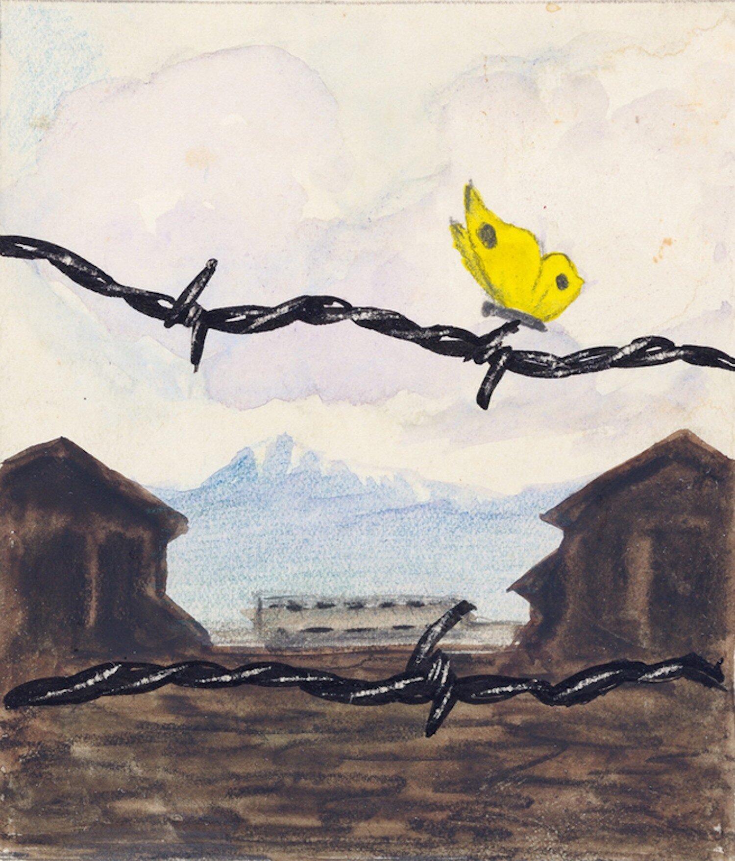 Детские рисунки на тему Холокост