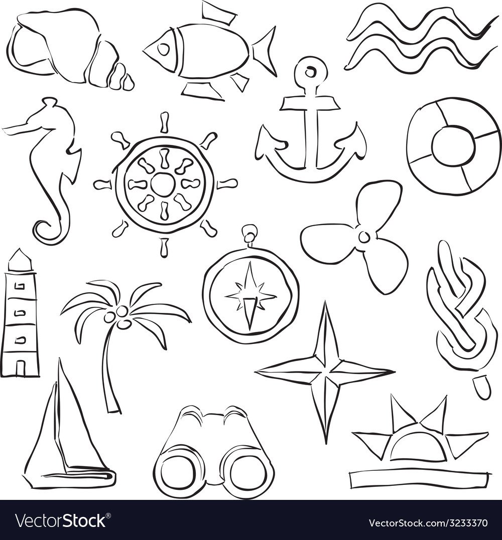 Рисунок на морскую тему для детей