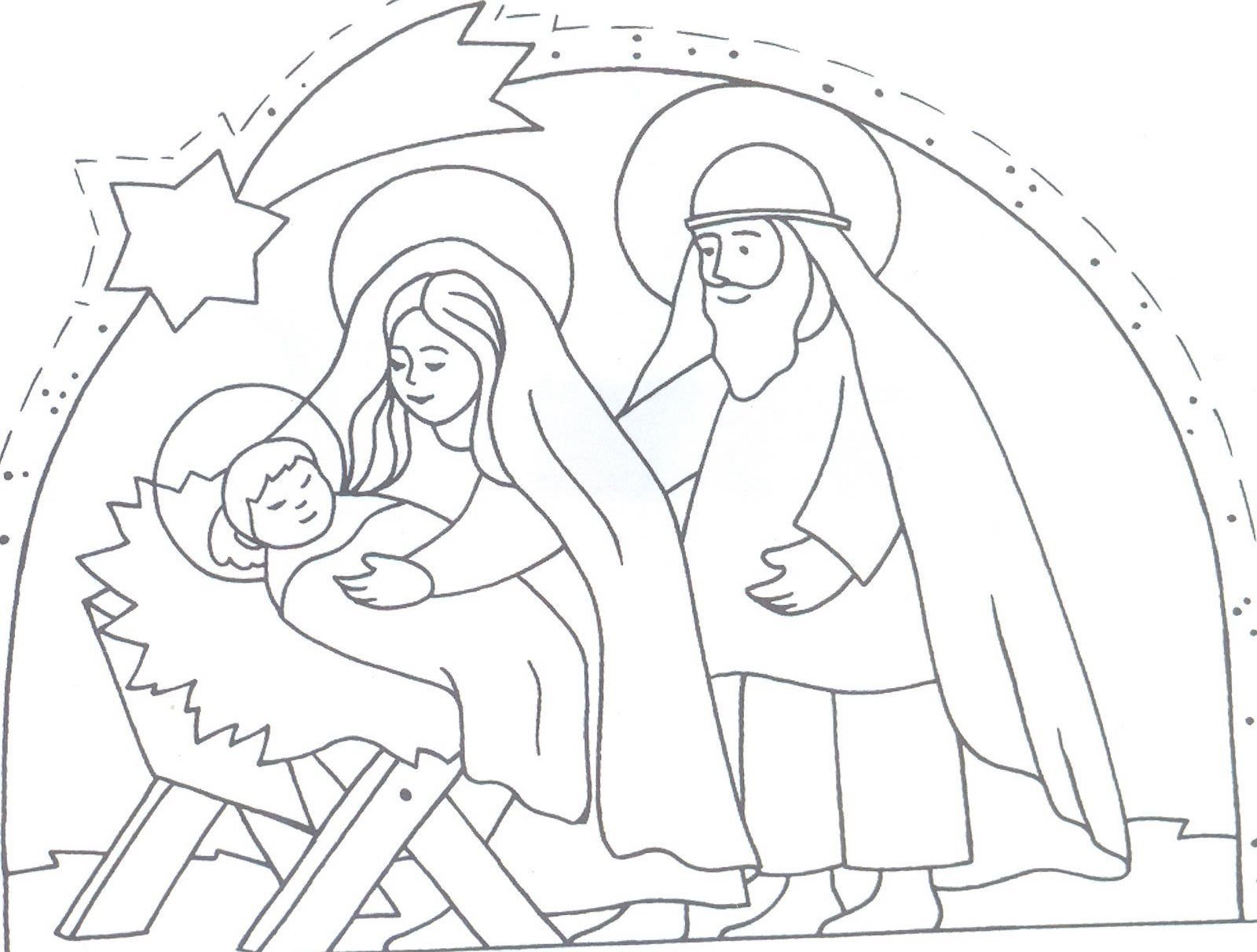 Рисунок на тему рождение христа