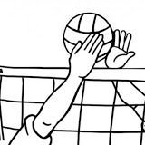 Волейбол сетка мяч