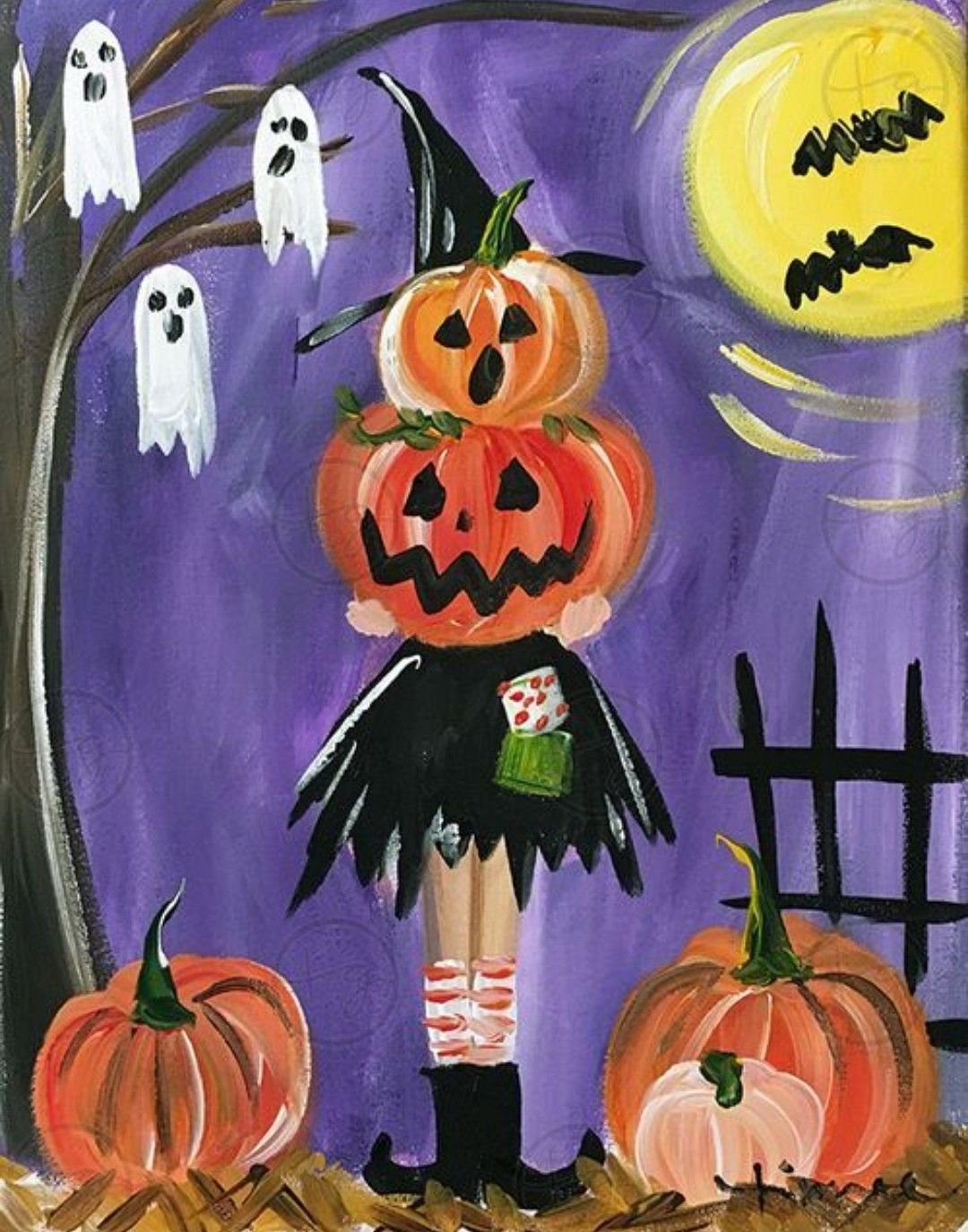 Рисование Хэллоуин для детей