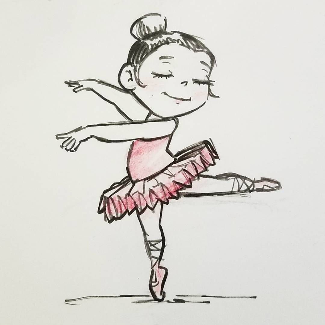 Рисование балерины