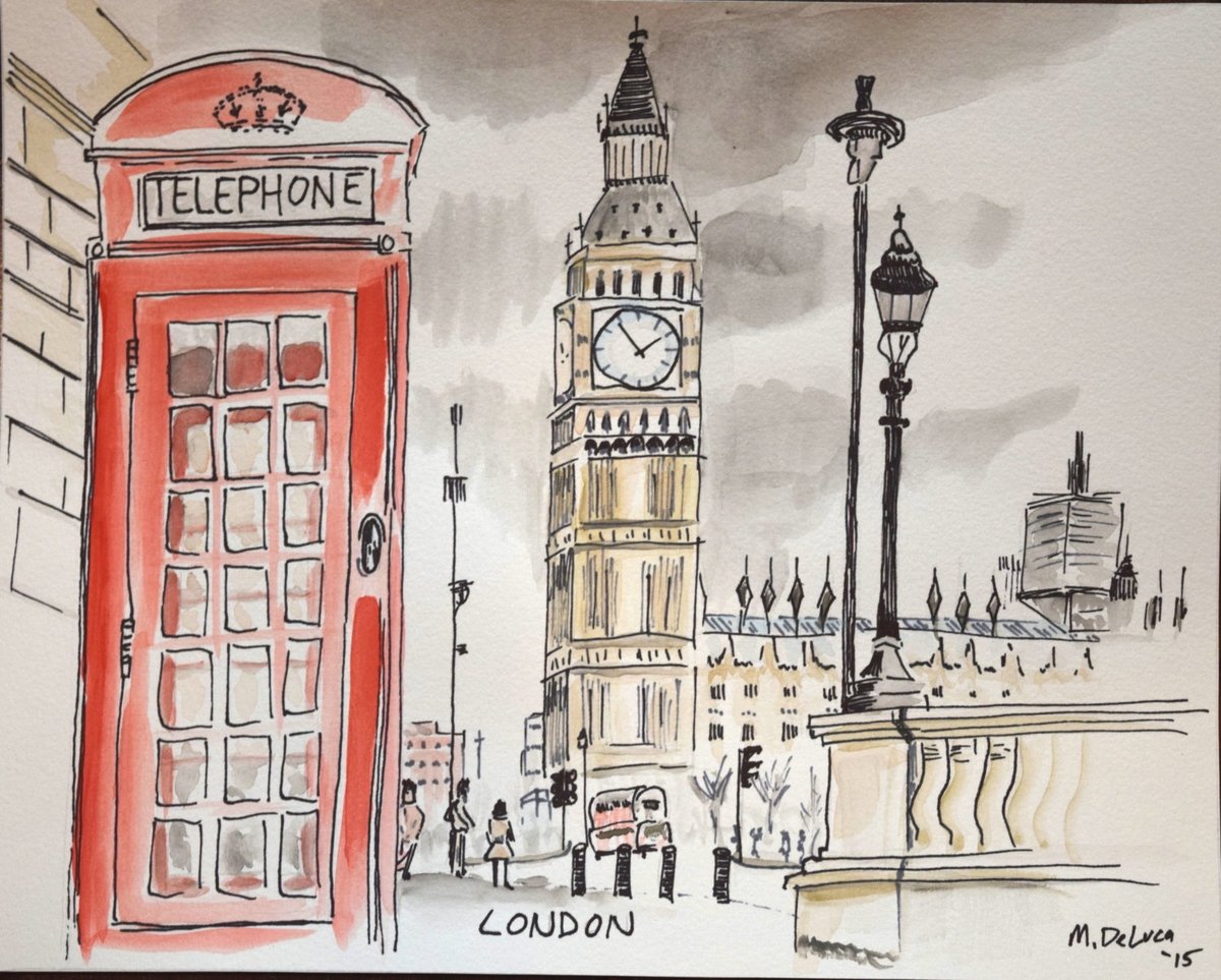 Лондон рисунок для детей
