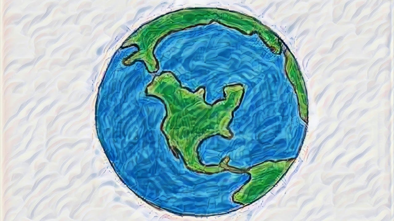 Рисование Планета земля