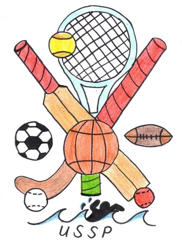 Рисунки на спортивную тему легкие (47 фото) » рисунки для срисовки на  Газ-квас.ком